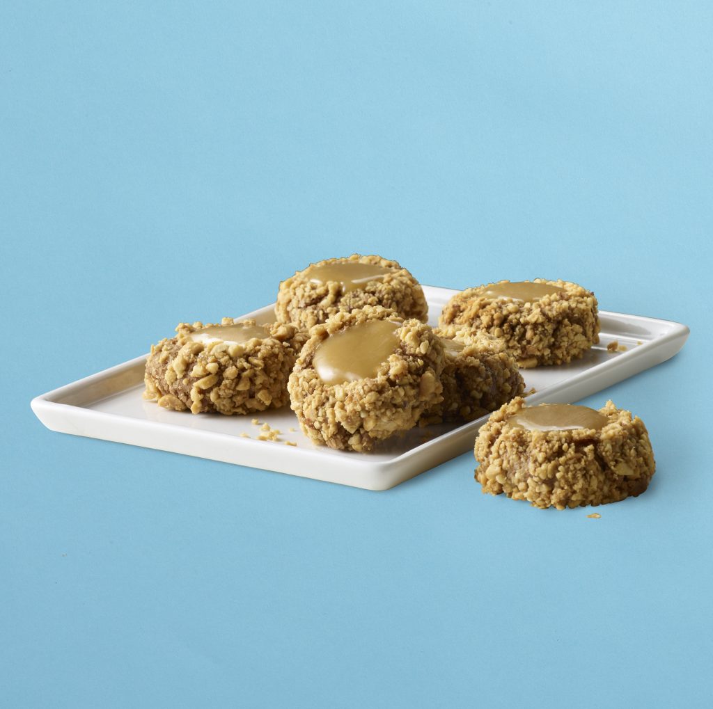 Peanut Butter Caramel Thumbprint Cookies - Skippy® Brand Peanut Butter