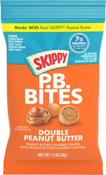 SKIPPY<sup>®</sup> P.B. Bites Double Peanut Butter