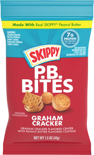 SKIPPY<sup>®</sup> P.B. Bites Graham Cracker