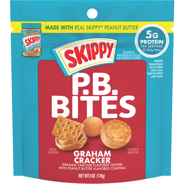 SKIPPY<sup>®</sup> P.B. Bites Graham Cracker