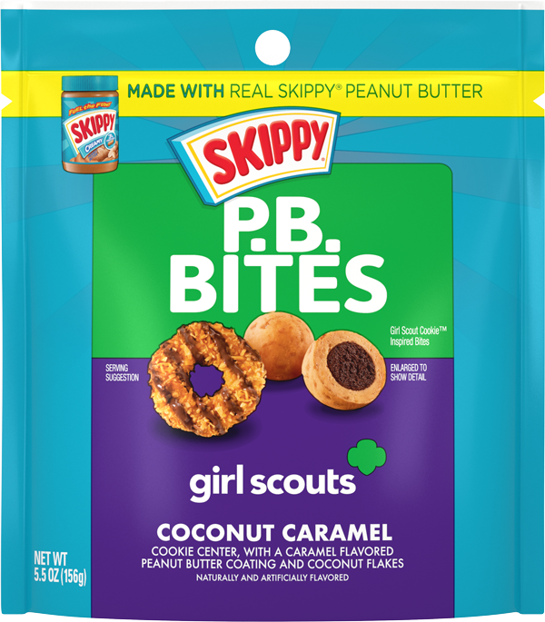 SKIPPY<sup>®</sup> P.B. Bites Girl Scout Cookie™ Coconut Caramel